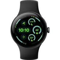 Google Pixel Watch 3 45 mm Bluetooth matte black Sportarmband obsidian