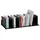 Paperflow Buchstütze 85,8 x 32,3 x 23,3 cm Schwarz 1 St.