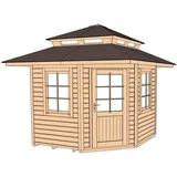 Weka Gartenhaus 149 A 2,38 x 2,38 m natur