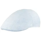 Breiter Schiebermütze Knautschbare Fischgrät mit Coolmax blau S