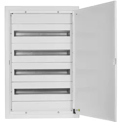 Doktorvolt Verteilerkasten Unterputz Sicherungskasten aus Metall 96 Module 4-reihig IP30 1659