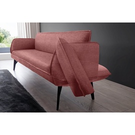 K+W Komfort & Wohnen Polsterbank Drive, mit Seitenteilverstellung, wahlweise in 218 oder 238 cm Breite rosa 218 cm x 91 cm x 66 cm