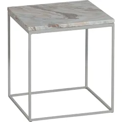 WOOOD Couchtisch »Mellow«, mit Marmortischplatte, H 45 cm x B 40 cm WOOOD Nebel + Nebel