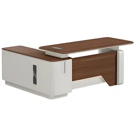 aea Eckschreibtisch modern Weiß