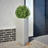 vidaXL Pflanzkübel Dreieckig 40 x 40 x 75 cm Verzinkter Stahl