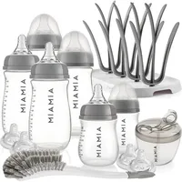 MiaMia 13-tlg. Starter-Set / Flaschen-Set - 6 PP-Flaschen 140 ml)