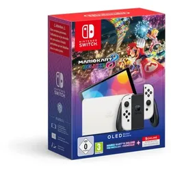 Nintendo Switch OLED weiß inkl Mario Kart 8 Deluxe