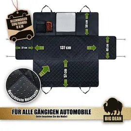 BigDean Robuste Autoschondecke Schwarz