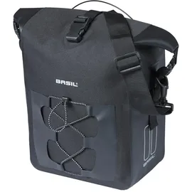 Basil Navigator Waterproof M MIK Studs – wasserdichte Einzeltasche – 14 Liter – mit MIK-Studs-System – Schwarz