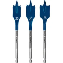 Bosch Flachfräsbohrer-Set 20/22/25 mm 3-tlg.