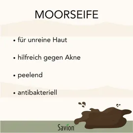 Savion Moor Körperseife, 80 g Seife
