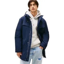 Tommy Hilfiger Tommy Jeans Herren Parka mit Kapuze, Modell CITY Ready Marine, L