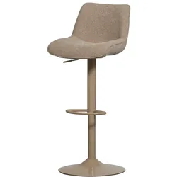 Barhocker Marten aus Stoff,  Sand
