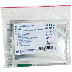 Blutgruppe Schnelltest Eldon Home Kit Hka 2511-1
