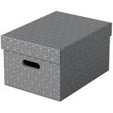 Esselte Aufbewahrungsbox 26,5 x 20,5 x 36,5 cm 3-tlg. grau