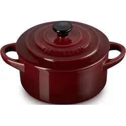 Mini Cocotte Back- und Servierplatte 250 ml burgunderrot