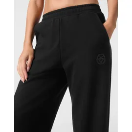 Plein Sport Damen, Hose Jogginghose schwarz M