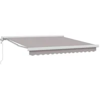 VidaXL Automatische einziehbare Markise Hellgrau 300x250 cm