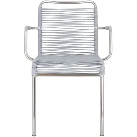 Fiam Mya Spaghetti Stapelsessel 57 x 52 x 85 cm grau