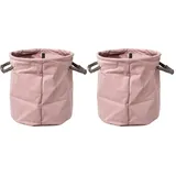 creativ home Dekovase Brocade Samt (Set, 2 St) rosa
