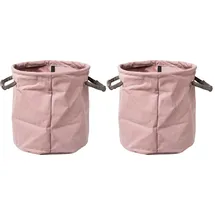 creativ home Dekovase Brocade Samt (Set, 2 St) rosa