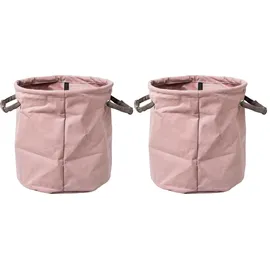 creativ home Dekovase Brocade Samt (Set, 2 St) rosa
