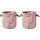 creativ home Dekovase Brocade Samt (Set, 2 St) rosa