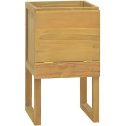 Badschrank 45x45x75 cm Massivholz Teak