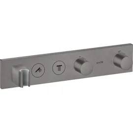 Hansgrohe Showersolutions Thermostatmodul Select für 2 Verbraucher Brushed Black Chrome 18355340