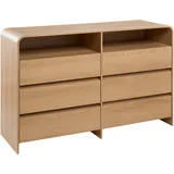 Beliani Deloraine 119 x 84 x 35 cm Hellbraun