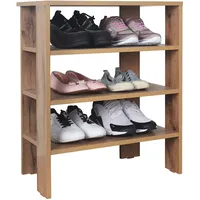 Ricoo Schuhregal schmal platzsparend WM039-EW Shoe Rack Schuhschrank mit