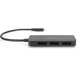 Digitus 3-Port MST Video Hub - 3x DisplayPort)