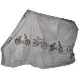 Relaxdays Fahrradgarage Kunststoff grau