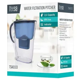 tresice france Teesa Filterkrug Blau 2,6 l