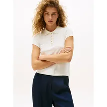 Tommy Hilfiger Gold Button Slim Weiß XL