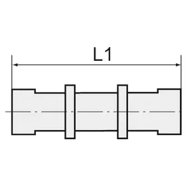 Riegler Schottverschraubung, M10x1,0, für Schlauch 6/4 mm, Messing vern.