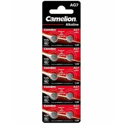 Camelion AG7 LR57 LR927 395 1.5V Alkaline Knopfzelle - 10er Verpackung