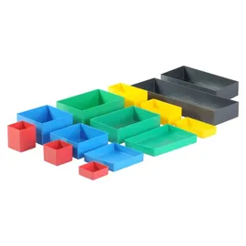 Hünersdorff Sortimentskoffer Polystyrol 108 x 54 x 45 mm gelb