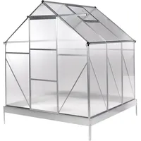 Beliani Apulia Kunststoff Silber Transparent 5 m2