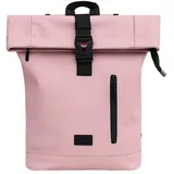 MIRROSI Rucksack Damen- und Herren-Tagesrucksack, großes Volumen M: 13-16 L (28x42x11cm, Wasserdicht), aus hochwertigem Kunstleder, Rucksack, Daypack rosa