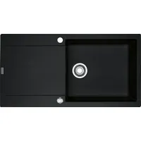 Franke Maris MRG 611-100 XL Onyx + Druckknopfventil