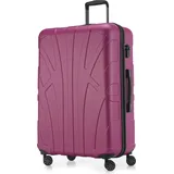 suitline Hartschalenkoffer Trolley 4-Rollen 76 cm / 96-110 l magenta