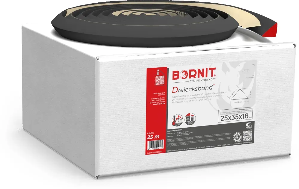 BORNIT Dreiecksband - Elastomerbitumenband - 25 lfm