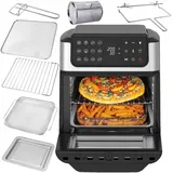 Mini-backofen-fritteuse, Fettfrei, Mit Drehspießgrill, 12 L, 1800 W