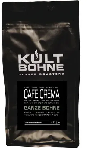 KULTBOHNE Kaffee Bohnen Caffe Crema