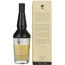 Puni GOLD The Italian Malt Whisky 43% vol 0,7 l Geschenkbox