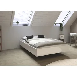 Rauch Futonbett Phoenix weiß ¦ Maße (cm): B: 145 H: 41