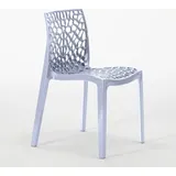 Grand Soleil Gruvyer Stapelbar Polypropylen Küche Bar Stühle - Himmelblau