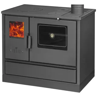 balkan energy Küchenofen Holzherd Kaminofen Herd Gusseisen 7,9KW BimSchV2 EEK A+ 150mm