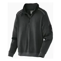 Terrax Workwear Troyer mit kontrastfarbenen Details Schwarz XL